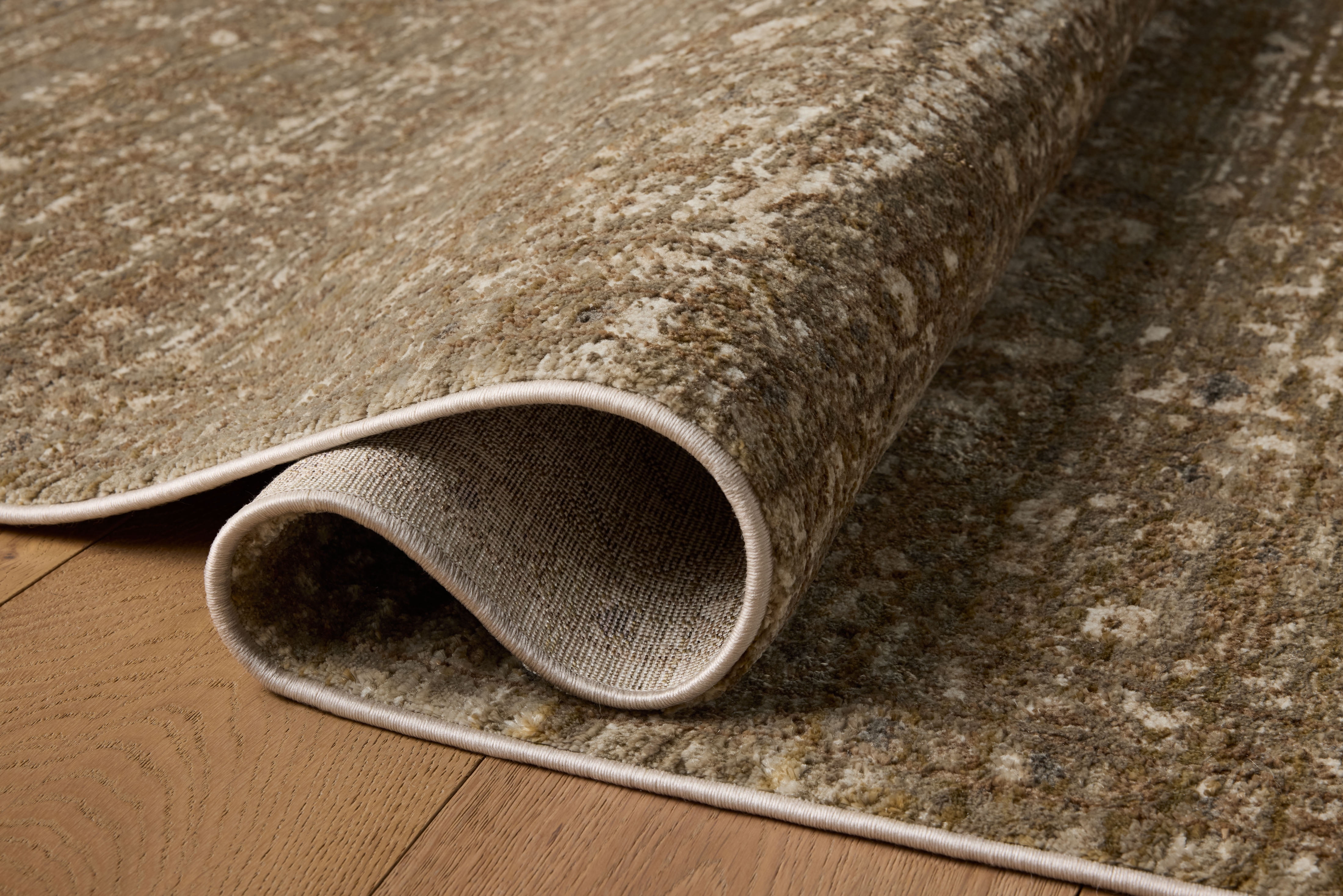 Loloi Haywood Sage / Brown 18" x 18" Sample Area Rug