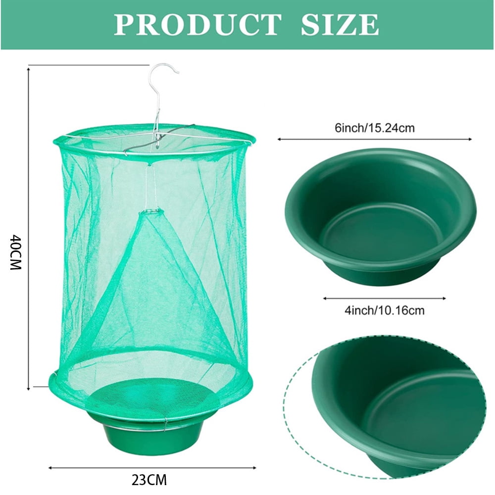 4Pack The Ranch Fly Trap Outdoor Fly Trap Killer Bug Cage Net Perfect For Horses