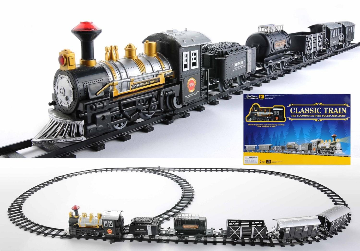 Northlight Ready To Play Animated Classic Train 17 Pieces Battery Northlight Ready To Play Animated Classic Train 17 Pieces Battery