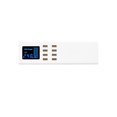 thumbnail image 1 of Sidaley USB inteligente universal 8 puertos de salida Convertidor de carga rápida USB inalámbrico Pantalla Adaptador de carga USB Teléfono y Comunicación No.2 US Plug, 1 of 1