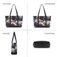 thumbnail image 6 of FORMRS Canvas Laptop Tote Bag for Women with 15.6" Computer Compartments Shoulder Handbag, Beige Astronaut, 6 of 7