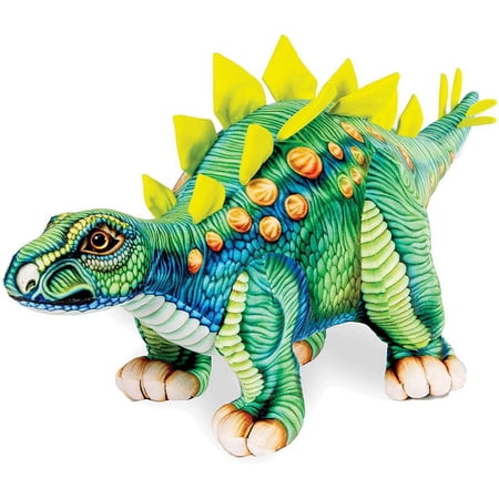 Real Planet 22  Green Stegosaurus Realistic Stuffed Animal  Lifelike Dinosaur Plush Toy & Gift price history on PriceWatchPro