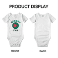 thumbnail image 3 of Newest Bangladesh National Soccer Team Fan Baby Rompers Bodysuit (White, 12-18 Months), 3 of 5