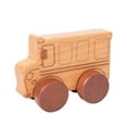 thumbnail image 1 of Baby Car Toy High Simulation Hand Eye Coordination Mini Solid Wood Baby Vehicle Animal Model Toy for Kids, 1 of 10