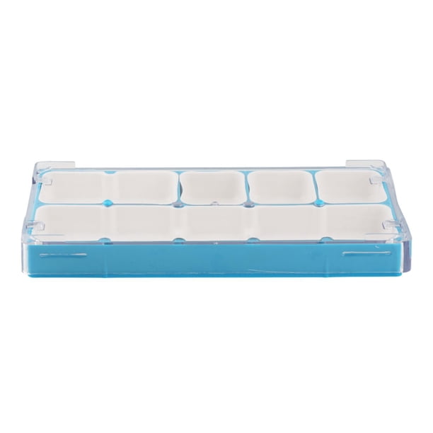 Bandeja para guardar piezas de movimiento de reloj, herramientas de mantenimiento y reparación de relojes, protector práctico para relojeros, cubierta Azul
