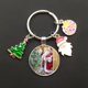 thumbnail image 4 of Llavero colgante de cristal para Navidad, regalo de Papá Noel, árbol de Navidad, regalo de Año Nuevo, 4 of 4