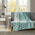 thumbnail image 2 of Beautyrest Oversized Ogee Heated Throw, 60 x 70, Aqua, 2 of 5