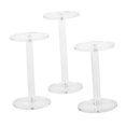 thumbnail image 3 of 3 soportes redondos de acrílico para anillos, mini soportes, transparentes, funcionales y elegantes, para cupcakes, expositores de joyas para anillos, 3 of 9
