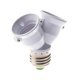 thumbnail image 1 of E27 1 to 2 E27 LED Light Lamp Bulb Adapter Converter Split Splitter Base Socket, 1 of 5