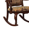 thumbnail image 2 of Benjara Sharan 29.13" Contemporary Fabric Rocking Chair in Cherry, 2 of 5