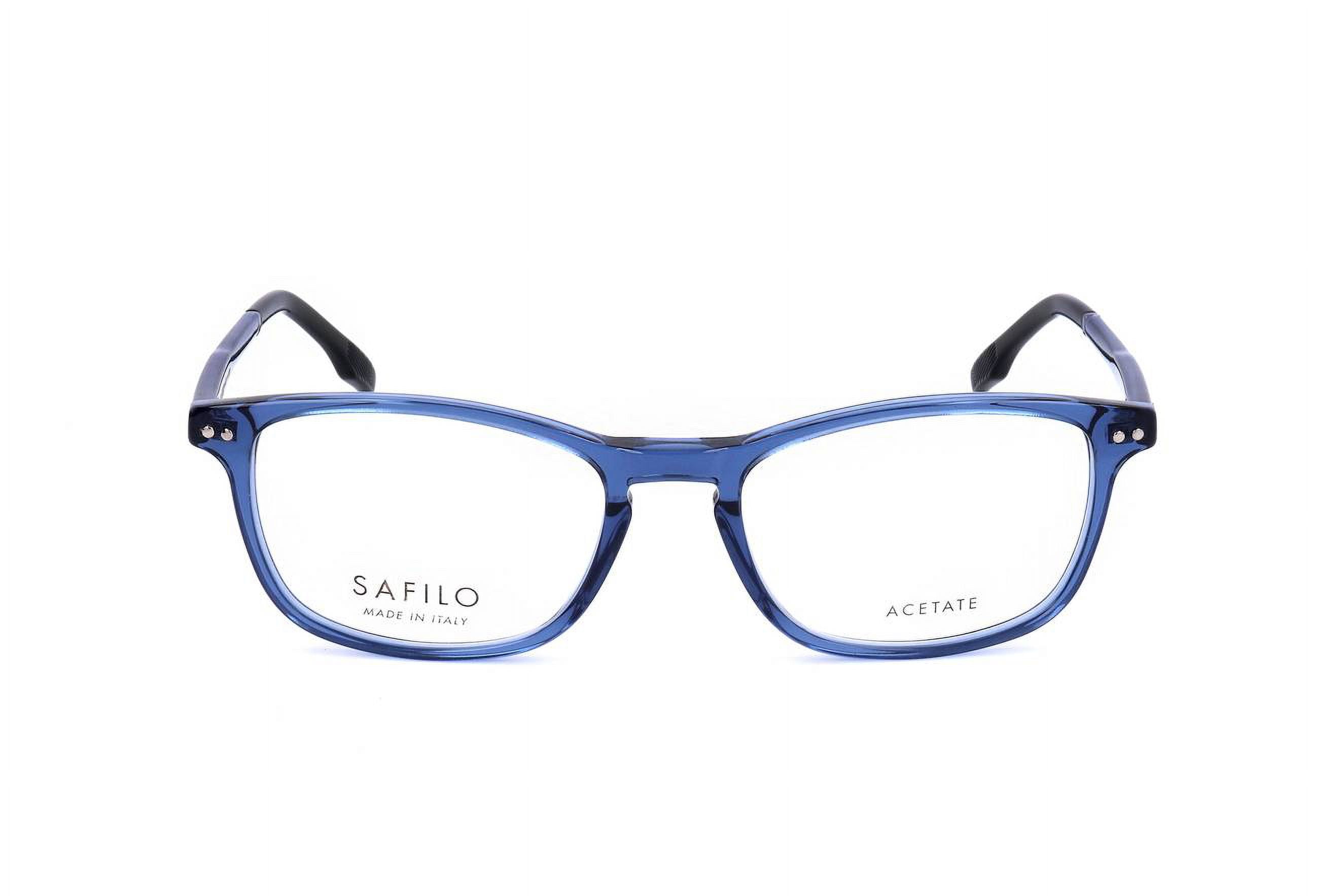 メガネ SAFILO Safilo - Mmi 0023 - ky2 16 blue gold Safilo eyeglasses TRATTO 02 MAN 51/18/145 GEG TRANSPARENT