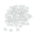 thumbnail image 4 of Adornos de confeti de copos de nieve Adornos navideños Hermoso tema navideño decoraciones de mesa para tarjetas navideñas Oficina, 4 of 8