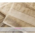 thumbnail image 4 of FBTS Prime Cotton Hand Towels 16x31 inch Extra Soft, Solid Brown 2 per Pack, 4 of 6