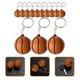 thumbnail image 3 of 24 llaveros de baloncesto con dije deportivo, regalo para amantes del baloncesto., 3 of 5