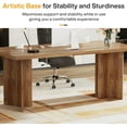 thumbnail image 4 of Tribesigns 63-Inch Conference Table, Farmhouse Home Office Computer Desk, Heavy Duty Meeting Table for Office Study Living, 4 of 6