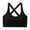 Black., variant on Girl's Training Bras,Cami Sports Bra for Teen,5-15 Years Developmental Bra with Built in Pads Exposure Comfortable Stretch Fabric Bra