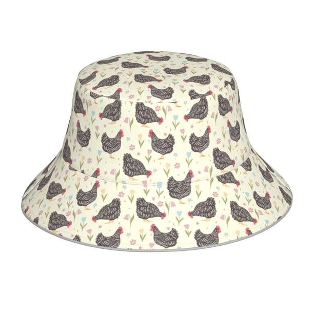 Balery Funny Chicken Sombreros para el sol para hombre y mujer, sombrero de pescador con UPF 50+