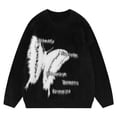 thumbnail image 1 of Suéter de araña de mohair, prendas de punto para hombres, suéter feo de invierno para mujeres, jerséis de mariposa, jerséis para hombres, jerséis Harajuku Y2k Vintage, nuevos tejidos, 1 of 3