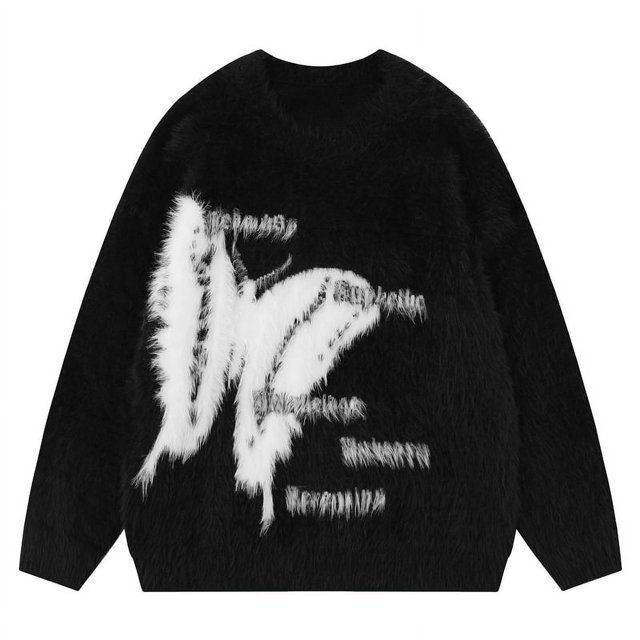 Suéter de araña de mohair, prendas de punto para hombres, suéter feo de invierno para mujeres, jerséis de mariposa, jerséis para hombres, jerséis Harajuku Y2k Vintage, nuevos tejidos