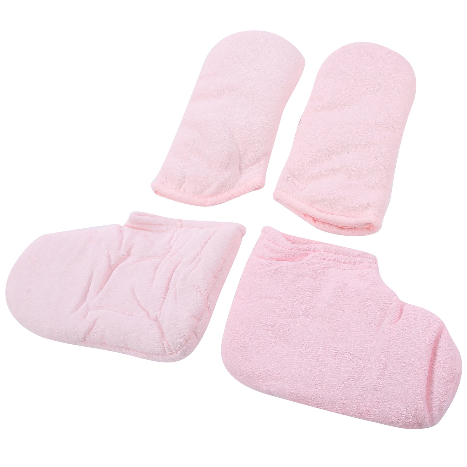 Fdit Paraffin Wax Bath Gloves Booties Moisturizing Work Gloves Foot Cover Hand