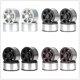 thumbnail image 4 of 4 Uds 76mm 1,55 llanta de rueda de cuentas de Metal neumáticos de goma para 1/10 Rc Crawler Car Axial Jr Rc4wd D9, 4 of 5