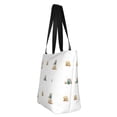 thumbnail image 4 of Kdxio Rabbit Blowing Dandelions Women Reusable Grocery Bags Foldable Ripstop,Reusable Shopping Bags for Shopping,Gym,Gift, 4 of 8