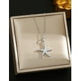 thumbnail image 3 of Easygou 18K Gold Plated Starfish Necklace - Seashell Pendent Ocean Themed Necklace - Boho Summer Beach Jewelry Gifts, 3 of 6