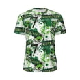 thumbnail image 5 of Wukai Football 7 Print Men's Short-Sleeved Mesh T-Shirt,Quick-Dry Short Sleeve Workout T-Shirt-, 5 of 8