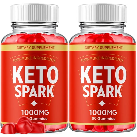 Keto Spark Keto ACV Gummies 1000MG Advanced Formula Vitamin KetoSpark 120 Gummies