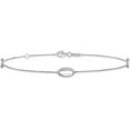 thumbnail image 3 of Avariah Solid 14K White Gold Polished w/1 in ext. Anklet - 10", 3 of 4