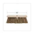 thumbnail image 2 of Street Broom Head, 6.25" Brown Palmyra Fiber Bristles, 16" Brush | Bundle of 2 Each, 2 of 5