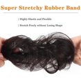 thumbnail image 3 of Yanonmyfd Straight Human Hair Bun Hairpiece for Women with Thin Hairs,Wavy Ponytail Topper Hairpiece with Elastic Band for Instant Thick Updo Small Messy Bun Hairpieces Natural Black 1PCS, 3 of 7