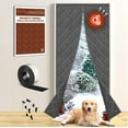 thumbnail image 6 of Insulated Magnetic Door Curtain for Winter, Thermal Door Cover with Triple-Layer Oxford Fabric, Windproof Cold Draft Blocker, Energy Saving Waterproof Curtain for Indoor Outdoor, 6 of 9