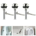 thumbnail image 3 of 3pcs Toilet Tank Single Push Button Round Toilet Water Tank Cover Push Button, 3 of 9