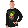 thumbnail image 5 of Dennis the Menace Stackin Money Men's Long Sleeve Tee T Shirt Brisco Brands S, 5 of 6