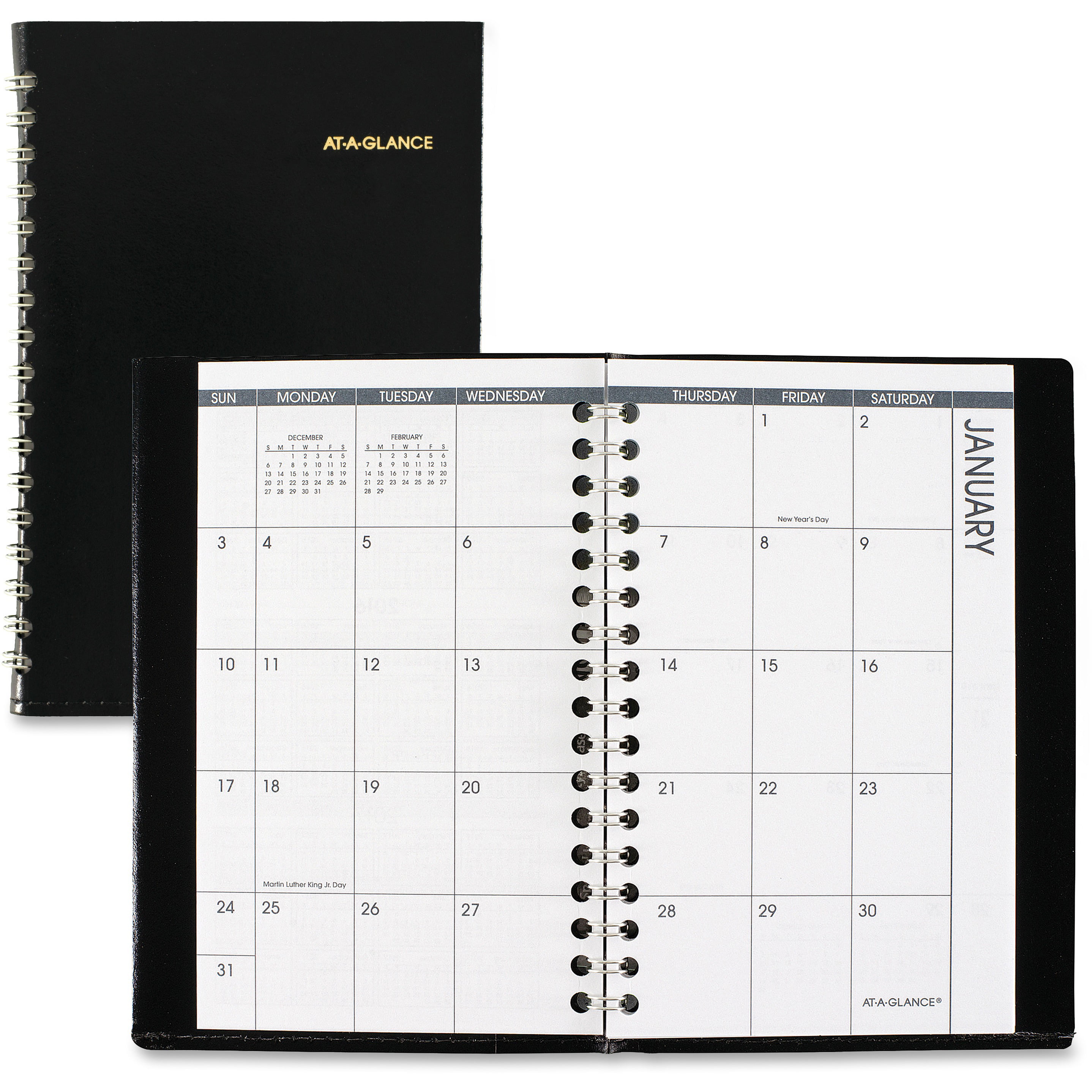 AtAGlance, AAG7012105, Unruled Monthly Pocket Planner, 1 Each