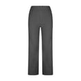 thumbnail image 6 of Yievot Womens Dress Casual Pants Stretchy High Waisted Golf Pant Wide Leg Work Business Trousers with Pockets, 6 of 8