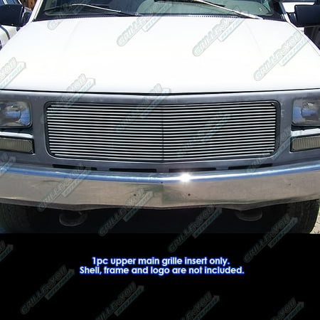 Gmc Suburban Grill - Fits 94-98 GMC C/K Pickup/94-99 Suburban/Yukon Single Lights Billet Grille Grill