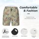 thumbnail image 3 of Balery Marine Sailing Badges Bañador para hombre, shorts de playa de secado rápido con entrepierna y forro de compresión-Small, 3 of 6