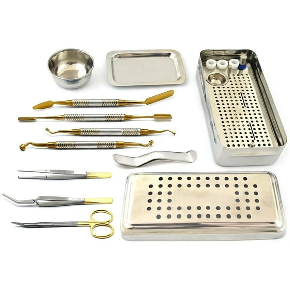 Dental PRF Box GRF System Platelet Rich Fibrin Set Surgery Membrane Kit CE 11 Pc