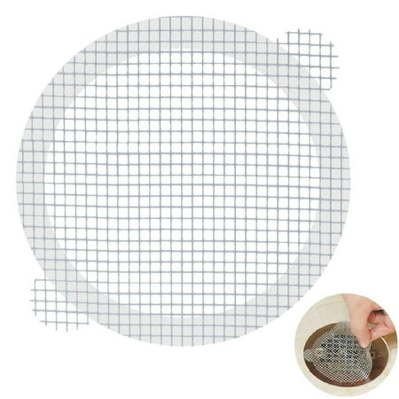 

jiaroswwei 50Pcs Drain Strainer Deodorant Waterproof Adhesive Non-marking Glue Hair Catcher Mesh Stickers for Bathroom