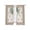 Brown Green, variant on Sheer Curtains 84 Inches Long, Palm Trees Light Filtering Window Curtains for Living Room/Bedroom, Brown Tropical Plants Summer Green Rod Pocket Voile Sheer Curtain Drapes, 52"W x 84"L, 2 Panels