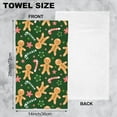 thumbnail image 2 of Bath Hand Towels Set of 2 Christmas Cookies Towels for Bathroom Soft Absorbent Decorative Hand Towel for Kitchen Sports Gym Yoga Home Decor 14 x 28 in, 2 of 6