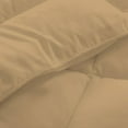 thumbnail image 5 of 1 Piece Luxury Long Box Pattern Comforter By D.N.G. BEDDINGS Premium Super Soft, All Season, 800 Thread Count, 100% Egyptian Cotton, King/California King Size Taupe Color, 5 of 5