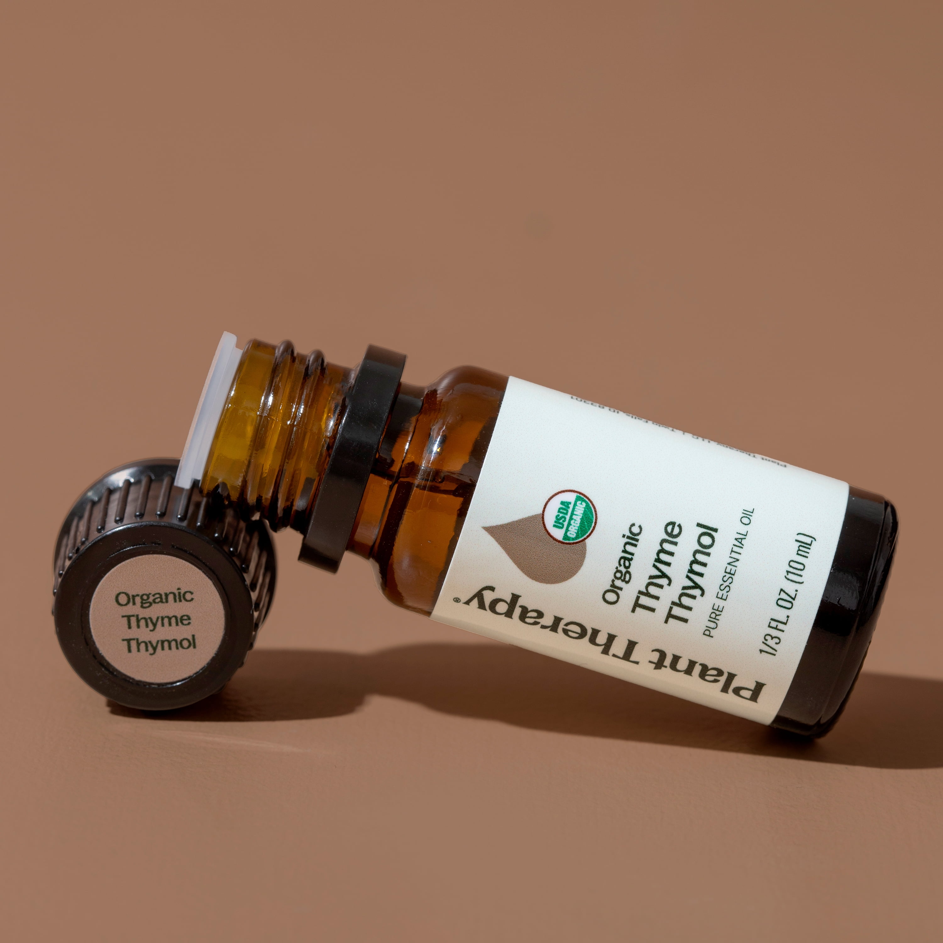 Plant Therapy Thyme Thymol Organic Essential Oil 10 mL (1/3 oz) 100% Pure, Undiluted, Natural Aromatherapy