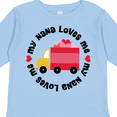 thumbnail image 4 of Inktastic My Nana Loves Me Valentine Boys or Girls Long Sleeve Toddler T-Shirt, 4 of 5