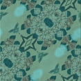 thumbnail image 1 of Ahgly Company Tapis d'Intérieur Lavable en Machine Carré Vert Profond Transitionnel, 4 Pieds Carré, 1 of 7