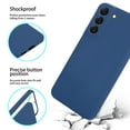 thumbnail image 4 of Samsung Galaxy S22 Plus Case Silky Soft Touch, Liquid Silicone Protective Phone Case Blue, 4 of 6