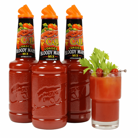 Finest Call Premium Bloody Mary Mix, 1 Liter (33.8 fl oz) Bottle- Pack of 3 – Ready-to-Serve Cocktail Mixer