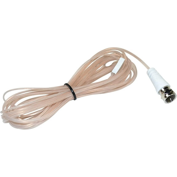 HQRP Dipole FM Antenna Coaxial F-Type Connector for Indoor Radio Home Stereo Receiver